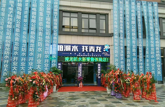 青龍家裝防水一日連開兩店，體驗店達140家