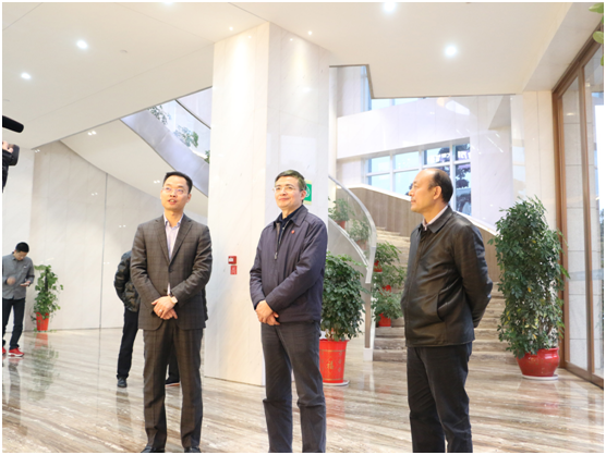歡迎多位市領導蒞臨旺德府總部考察調研