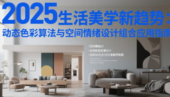 2025生活美學新趨勢：動態(tài)色彩算法與空間情緒設計組合應用指南