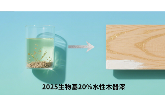 涂料新趨勢：2025生物基20%水性木器漆，耐磨實(shí)力遠(yuǎn)超溶劑型